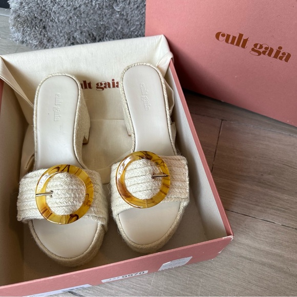 NWT Cult Gaia Cleia Platform Shoes - Picture 6 of 11